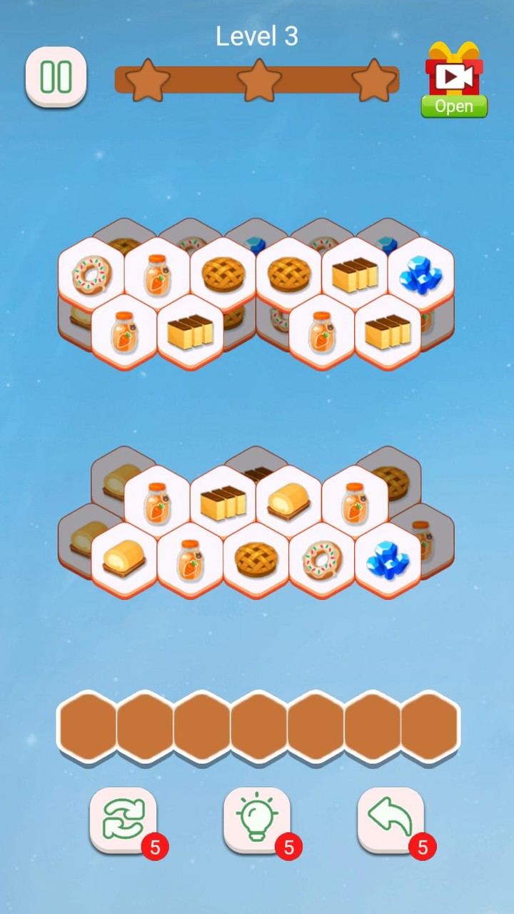 Hexagon Tile Match screenshot image 1_Popularmodapk.com