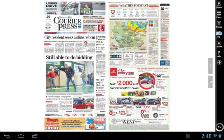 Courier & Press eEdition screenshot image 1_Popularmodapk.com