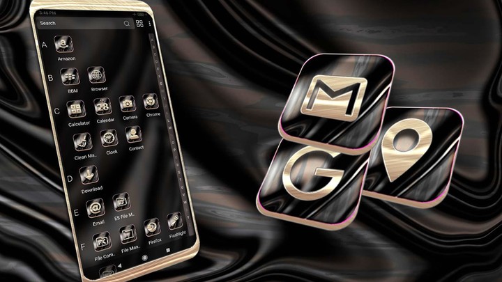 Metal Silk Pattern Theme screenshot image 5_Popularmodapk.com