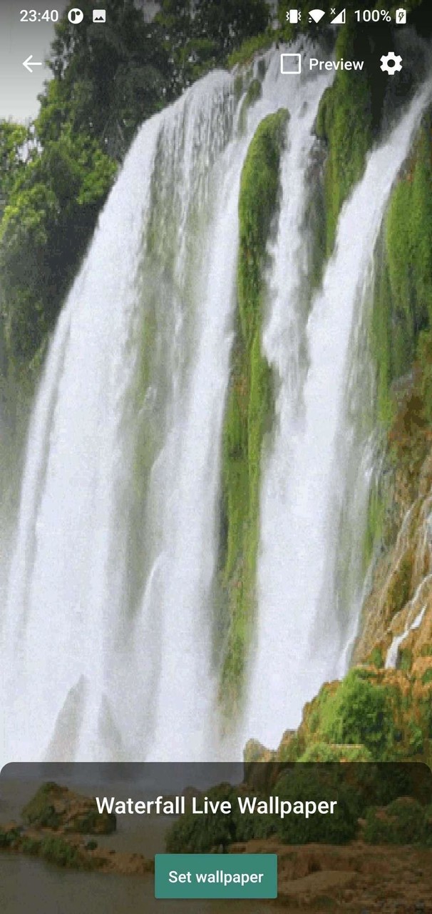 Waterfall Live Wallpaper Sound screenshot image 8_Popularmodapk.com