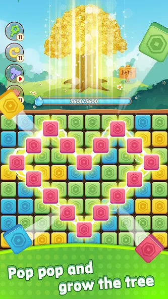 Pop Rich Tree<span>(No ads)</span> screenshot image 1_Popularmodapk.com