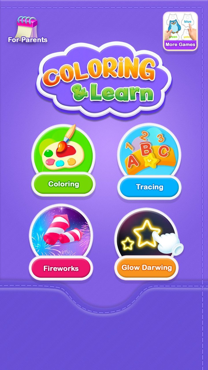 Glitter Number and letters coloring Book for kids screenshot image 8_Popularmodapk.com