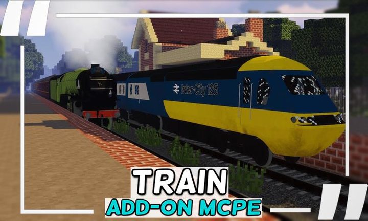 Train Add-on for Minecraft PE screenshot image 2_Popularmodapk.com