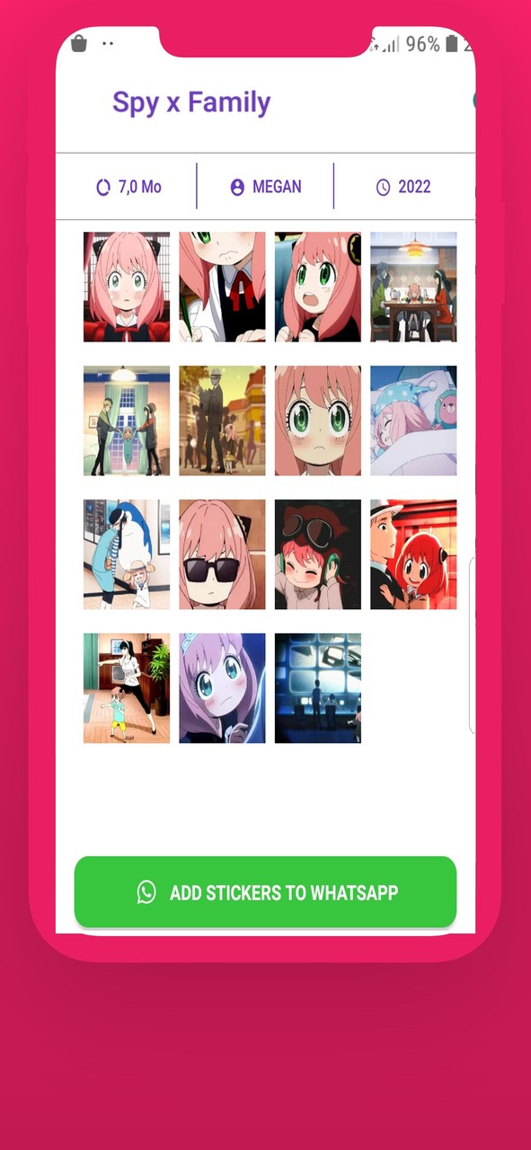 Spy x Family Stickers screenshot image 23_Popularmodapk.com