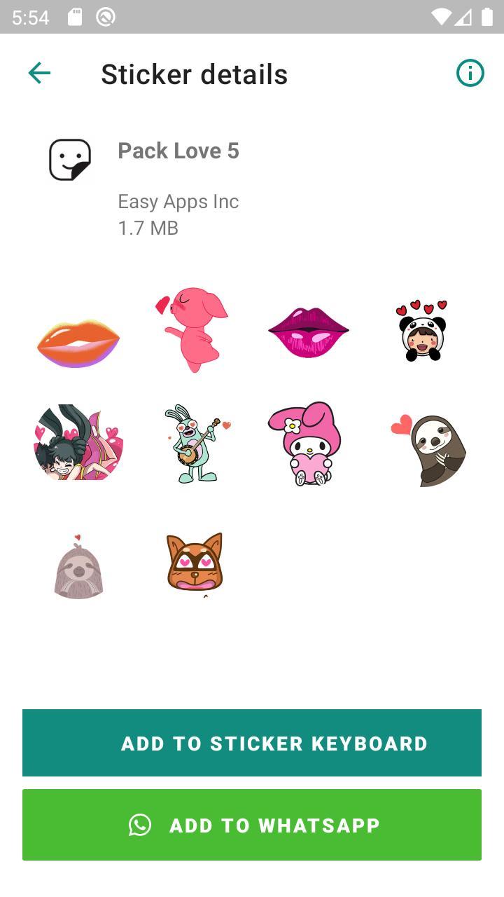 Animated WAStickerApps Love screenshot image 6_Popularmodapk.com
