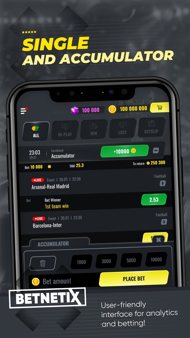 BetNetix - Sports Betting Game, Betsim with Odds screenshot image 26_Popularmodapk.com