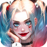 Clown Color, Paint by numbers1.0.48_Popularmodapk.com