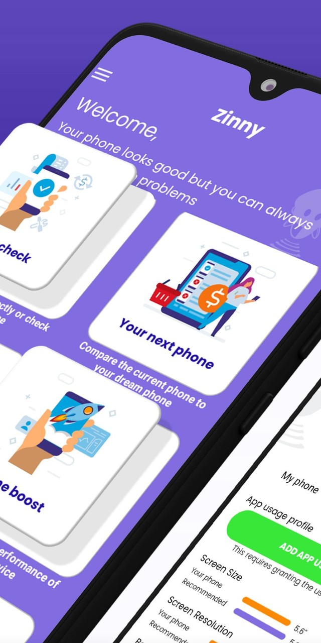 Zinny Phone Test, Fix & Boost screenshot image 14_Popularmodapk.com