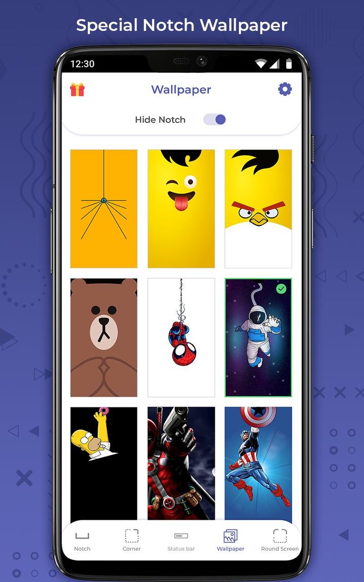 Notch Remover - Notch Hider & Customize Status Bar screenshot image 14_Popularmodapk.com