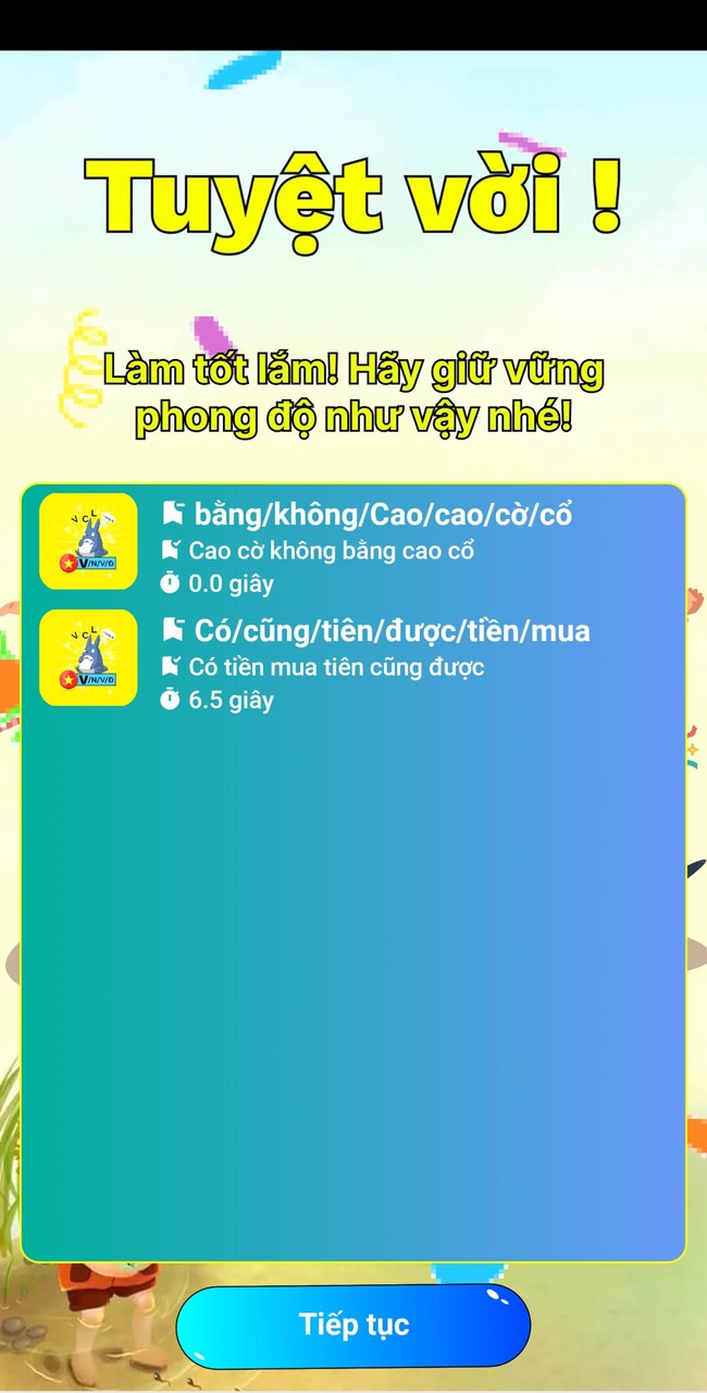 Vua Tiếng Việt - Ghép Câu Từ screenshot image 3_Popularmodapk.com