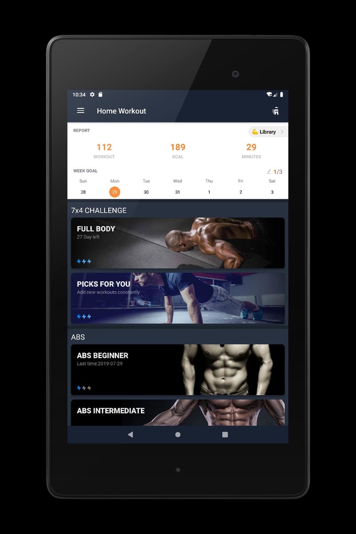 Home Workout - Work out at home - No Equipment screenshot image 9_Popularmodapk.com