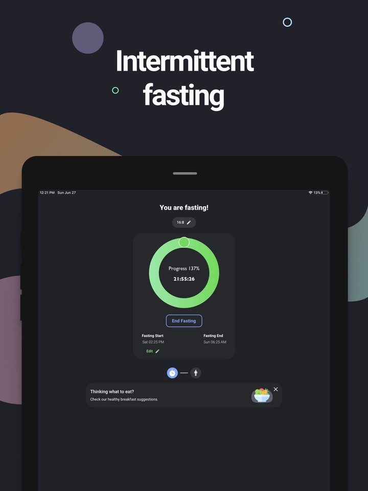 Stevy - Intermittent Fasting Tracker App screenshot image 7_Popularmodapk.com