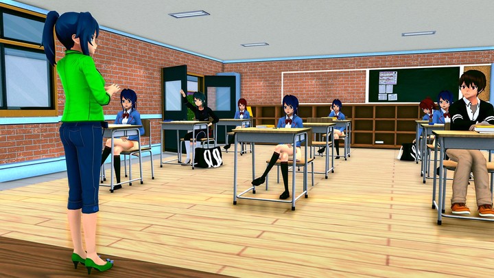 Anime High School Teacher Sim screenshot image 2_Popularmodapk.com