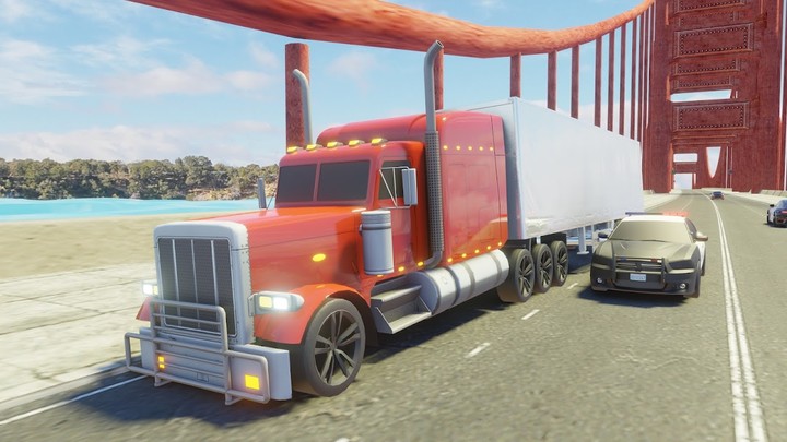 Us Truck Simulator Car Games screenshot image 1_Popularmodapk.com