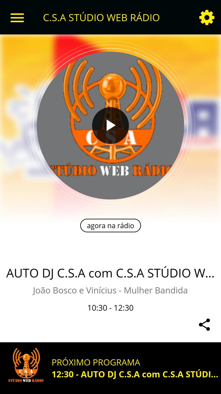 C.S.A STÚDIO WEB RÁDIO screenshot image 1_Popularmodapk.com