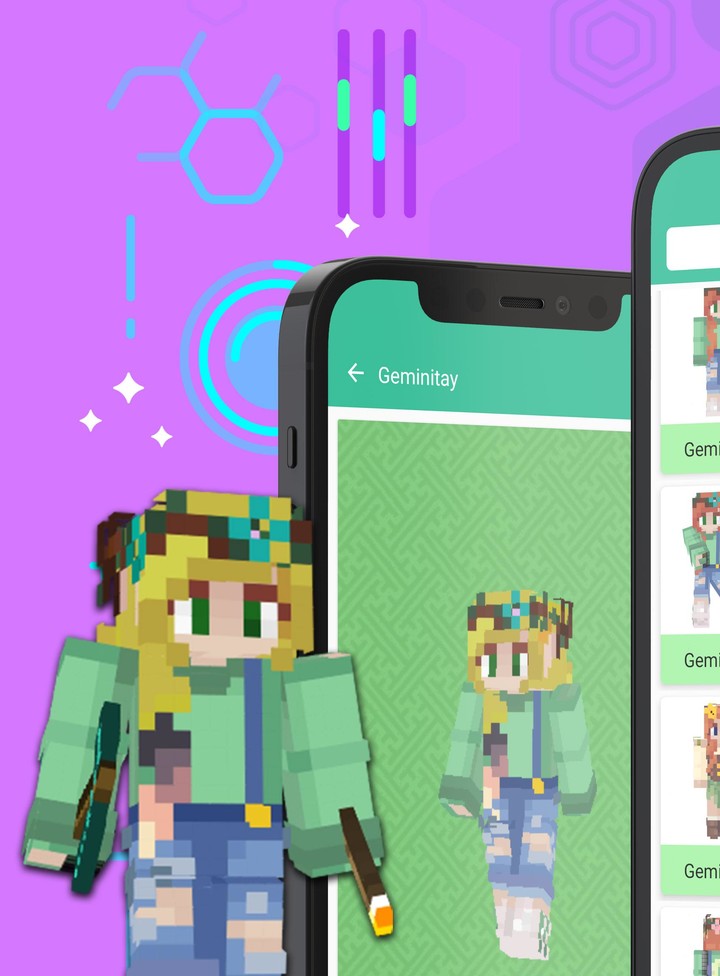 Skin Geminitay For Minecraft screenshot image 1_Popularmodapk.com