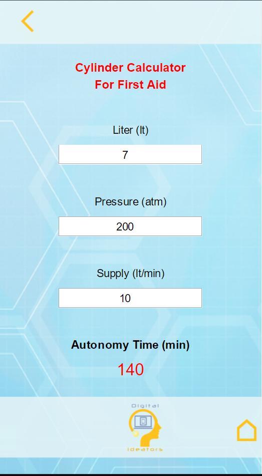 Oxygen Cylinder Autonomy for Diving and First Aid screenshot image 8_Popularmodapk.com