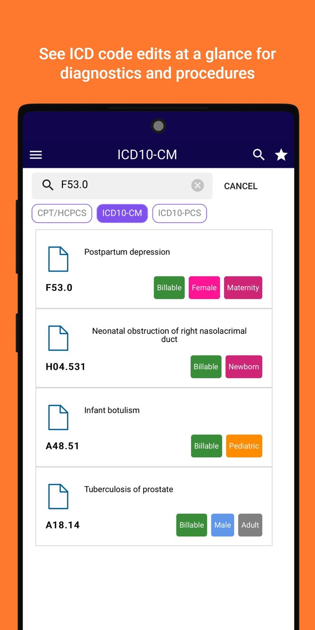 iCoder CPT RVU ICD10 2022 screenshot image 4_Popularmodapk.com