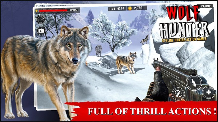 Wolf Hunter: Wild Hunting Game screenshot image 3_Popularmodapk.com