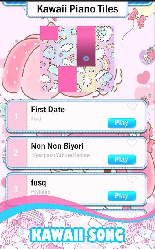 Kawaii Piano Tiles screenshot image 1_Popularmodapk.com