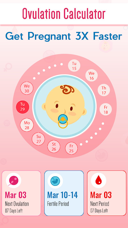 Ovulation Calculator & Tracker screenshot image 1_Popularmodapk.com