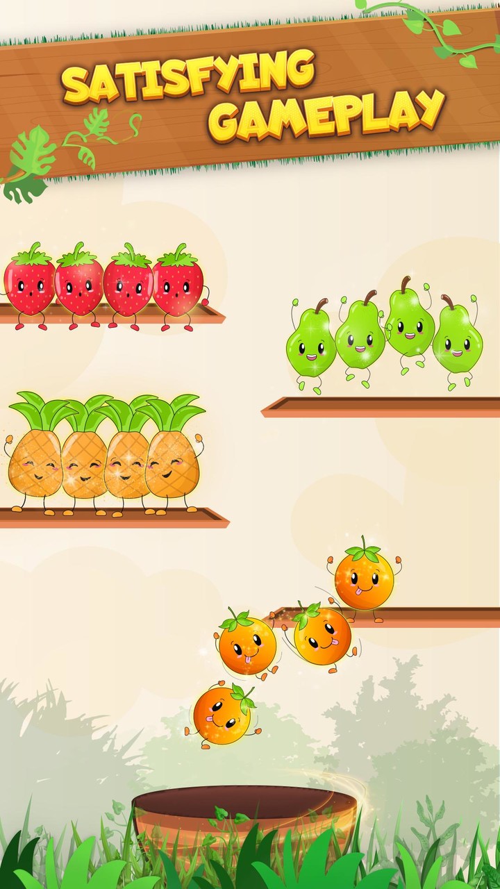 Fruit Sort: Color Puzzle Games screenshot image 2_Popularmodapk.com