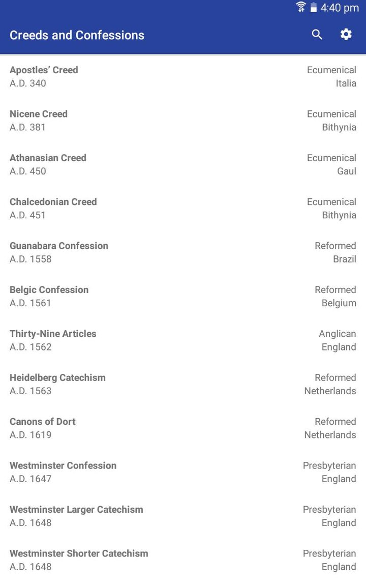 Creeds and Confessions screenshot image 5_Popularmodapk.com