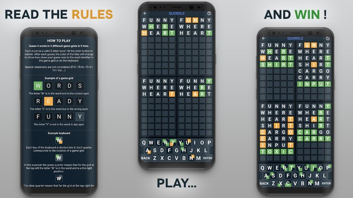 Quordle - Daily Word Game screenshot image 2_Popularmodapk.com