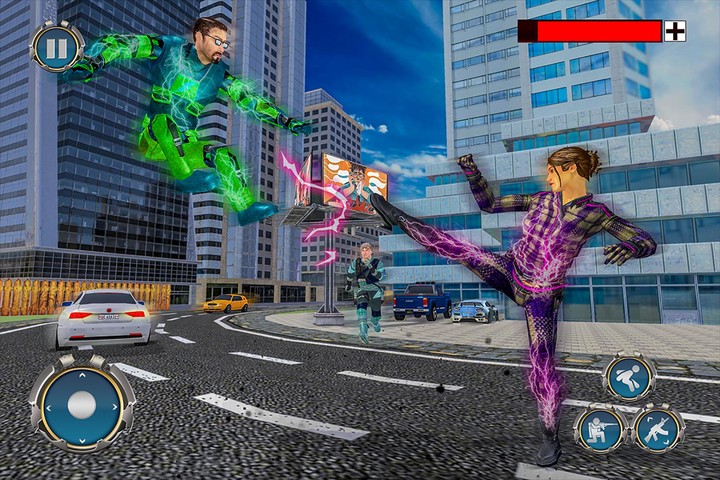 Light Superhero Speed Hero screenshot image 3_Popularmodapk.com