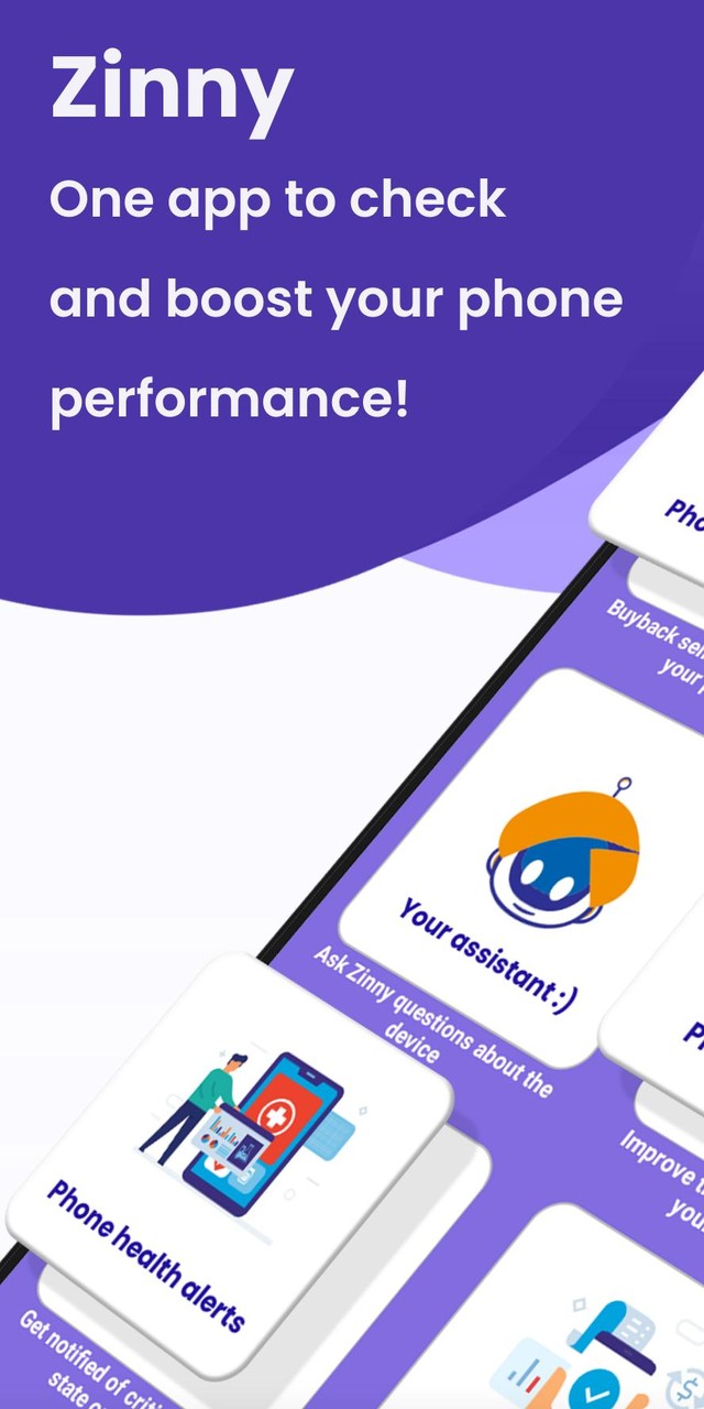 Zinny Phone Test, Fix & Boost screenshot image 1_Popularmodapk.com