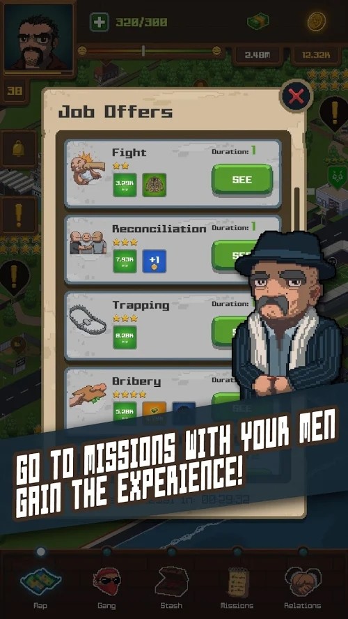 G.A.N.G.Gang Management RPG(Mod Menu) screenshot image 3_Popularmodapk.com