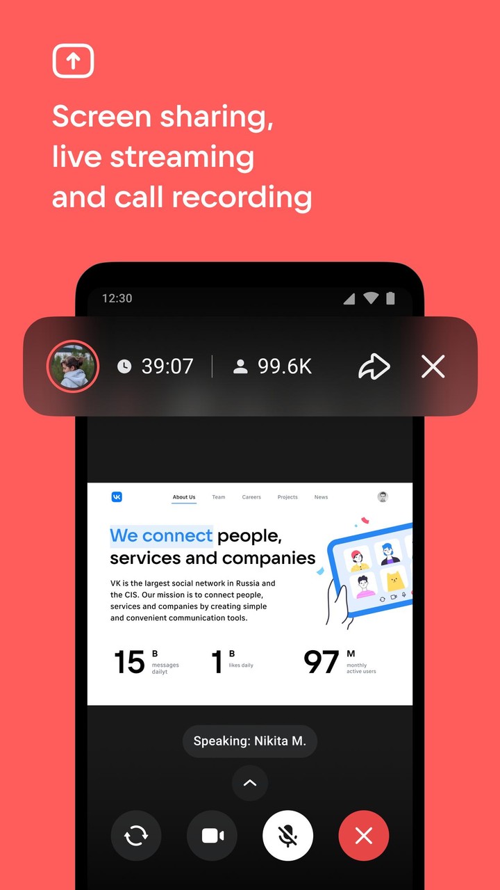VK Calls: online video calls screenshot image 7_Popularmodapk.com