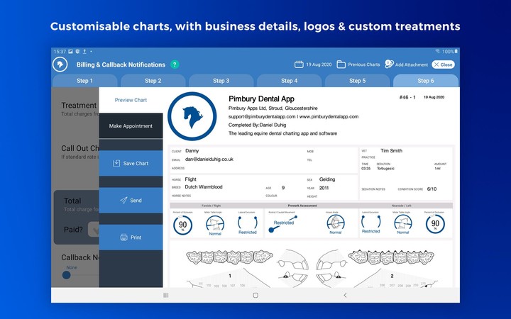 Pimbury Dental: Equine Dentistry Charting screenshot image 7_Popularmodapk.com