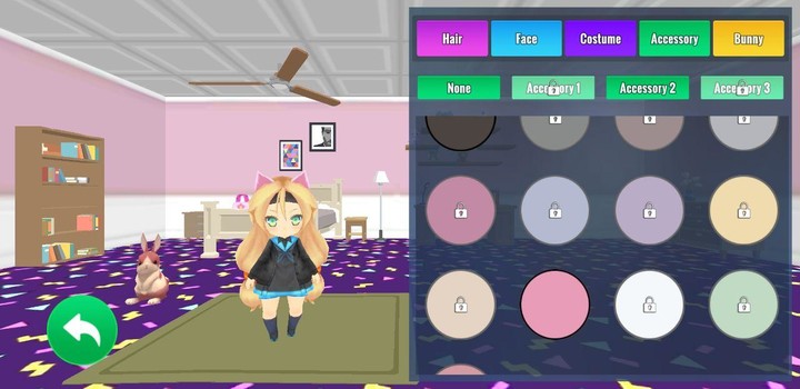 Kawaii School Anime Game screenshot image 5_Popularmodapk.com