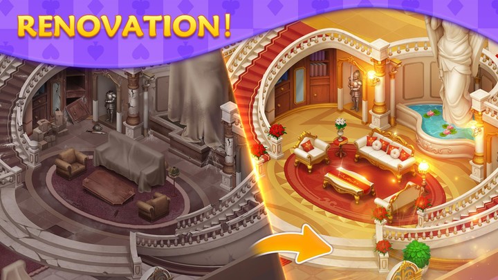 Solitaire Castle Story：Design screenshot image 3_Popularmodapk.com