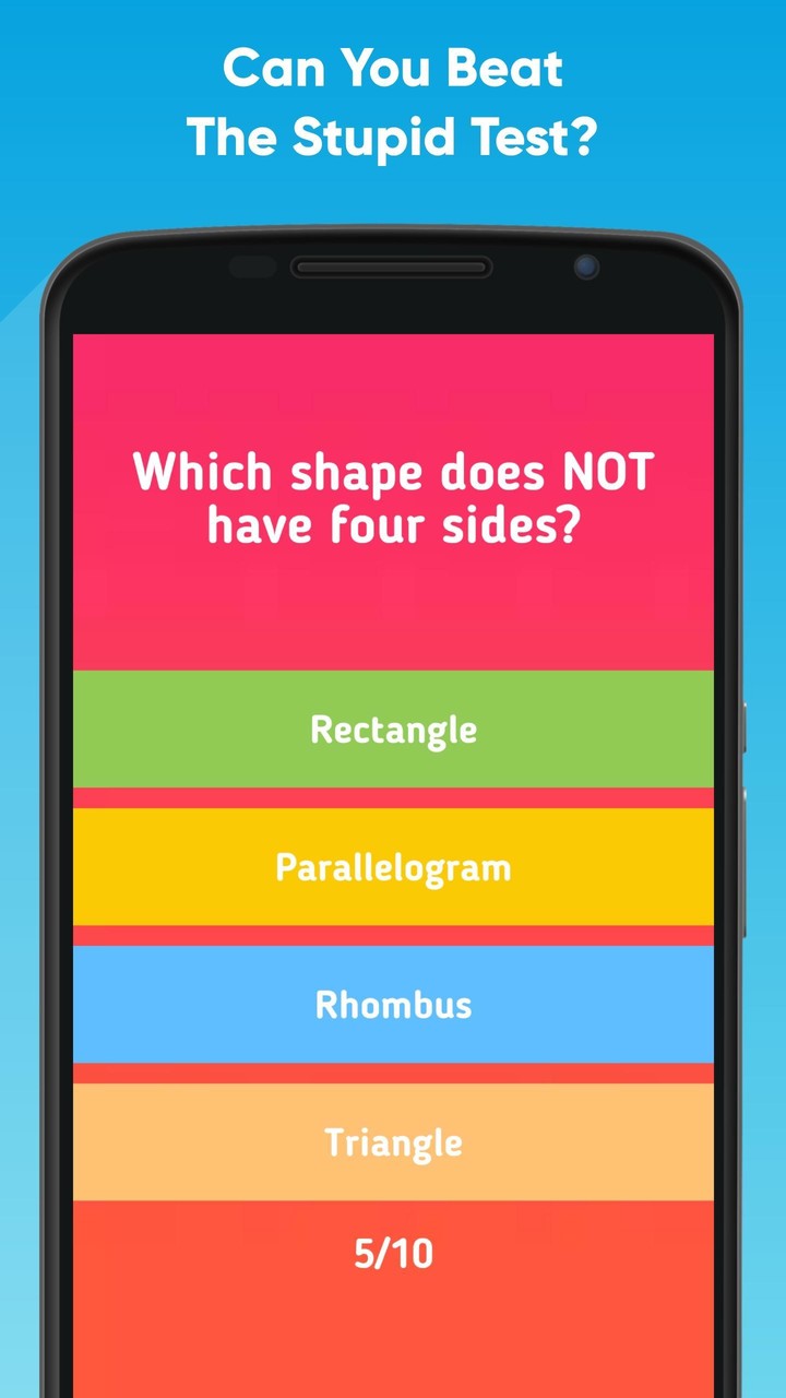 Stupid Test: How Smart Are You screenshot image 1_Popularmodapk.com