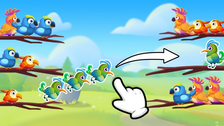 Bird Color Sort : Puzzle Game screenshot image 9_Popularmodapk.com