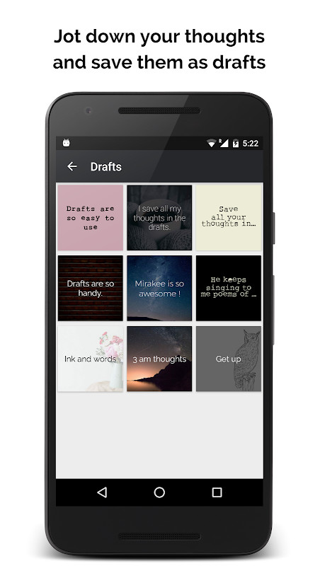 Miraquill: Write Quotes, Poems screenshot image 5_Popularmodapk.com