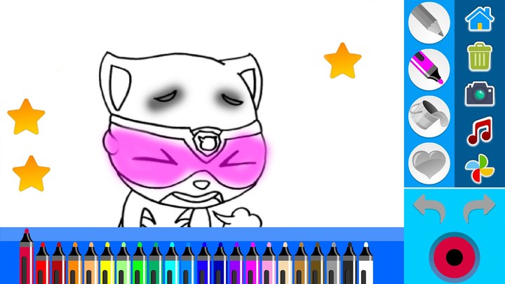 My Angela : Talking Coloring screenshot image 3_Popularmodapk.com