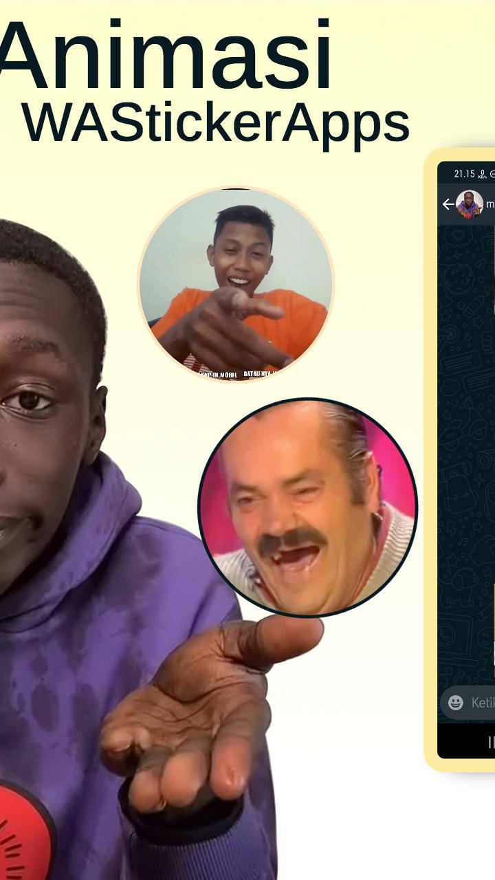 WAStickerApps Asupan Meme Lucu Animasi Sticker screenshot image 28_Popularmodapk.com