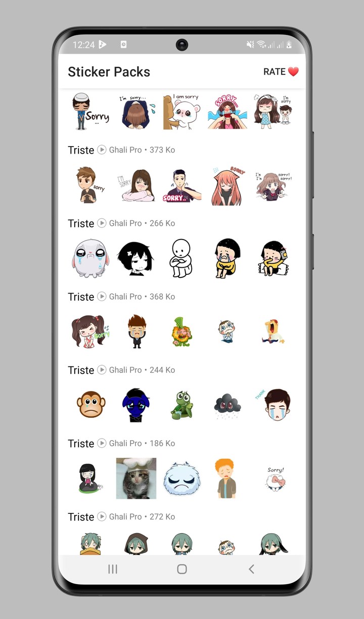 Sad Stickers For WhatsApp screenshot image 14_Popularmodapk.com