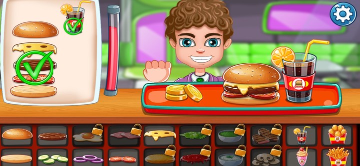 Burger Cooking Games for Girls screenshot image 4_Popularmodapk.com