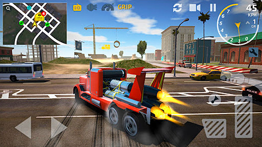 Stunt Truck Racing Simulator screenshot image 4_Popularmodapk.com