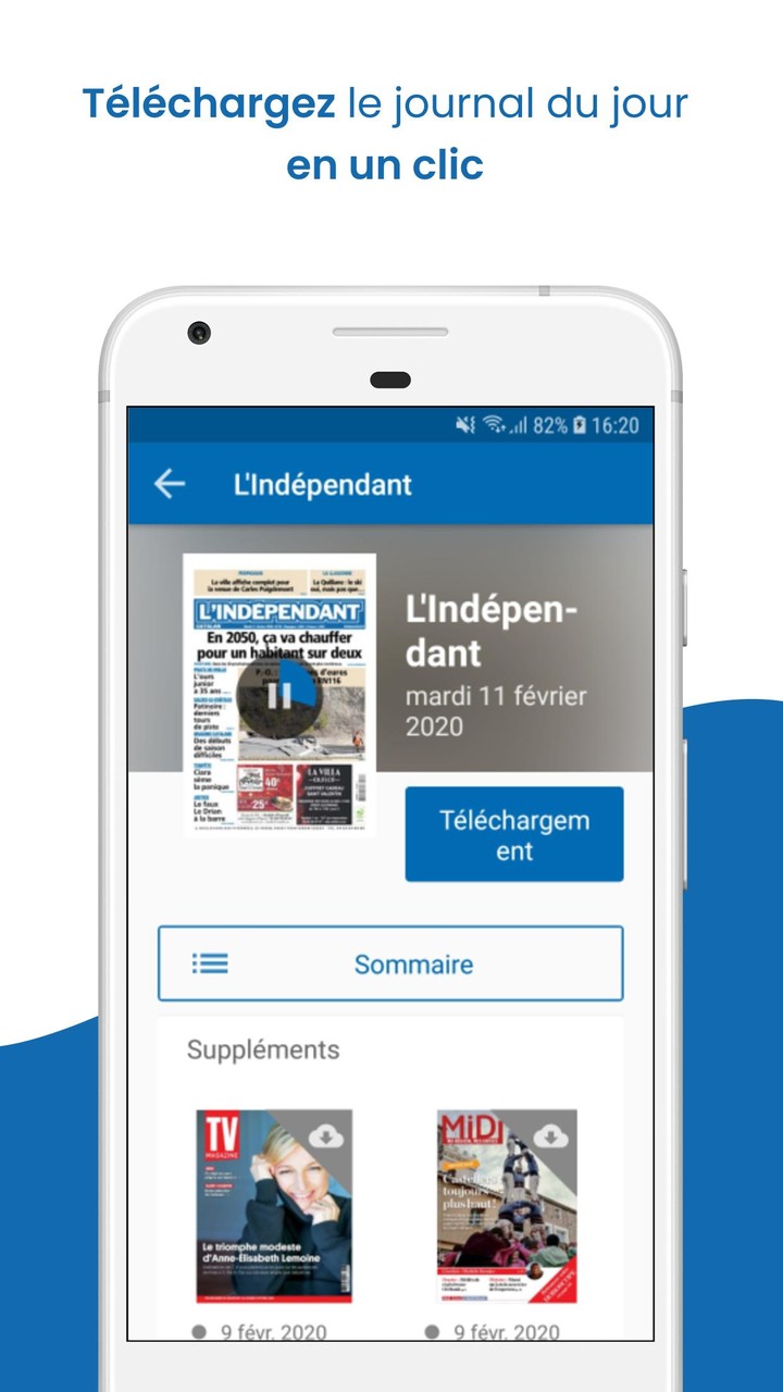 L'independant, Le Journal screenshot image 3_Popularmodapk.com