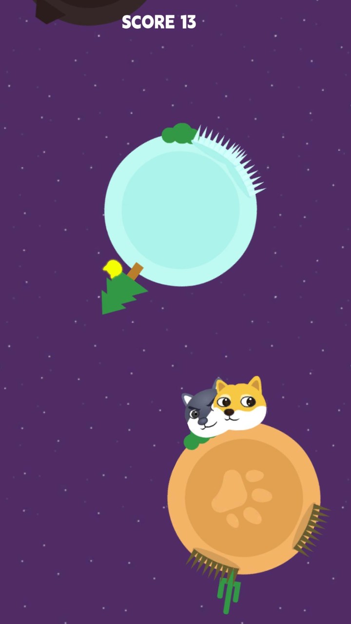 Dog Jump:Planet escape games screenshot image 1_Popularmodapk.com
