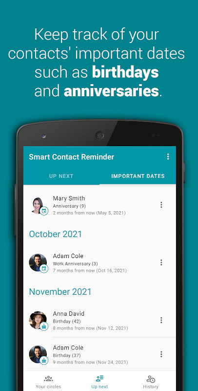 Smart Contact Reminder screenshot image 13_Popularmodapk.com