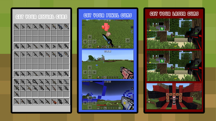 Gun Mod for Minecraft PE 2021 screenshot image 3_Popularmodapk.com