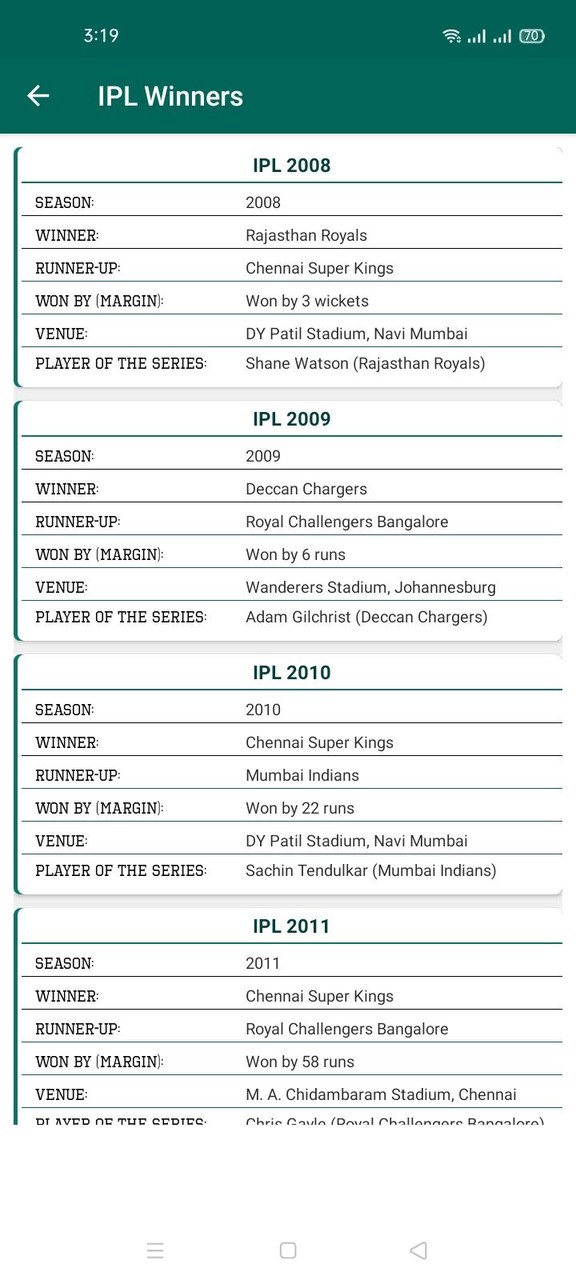 IPL 2023 Live Score & Schedule screenshot image 21_Popularmodapk.com