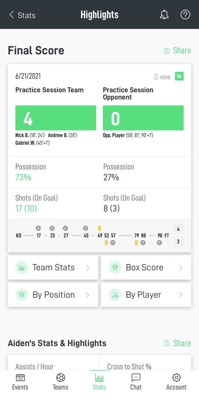 Ollie - Soccer Statistics screenshot image 7_Popularmodapk.com