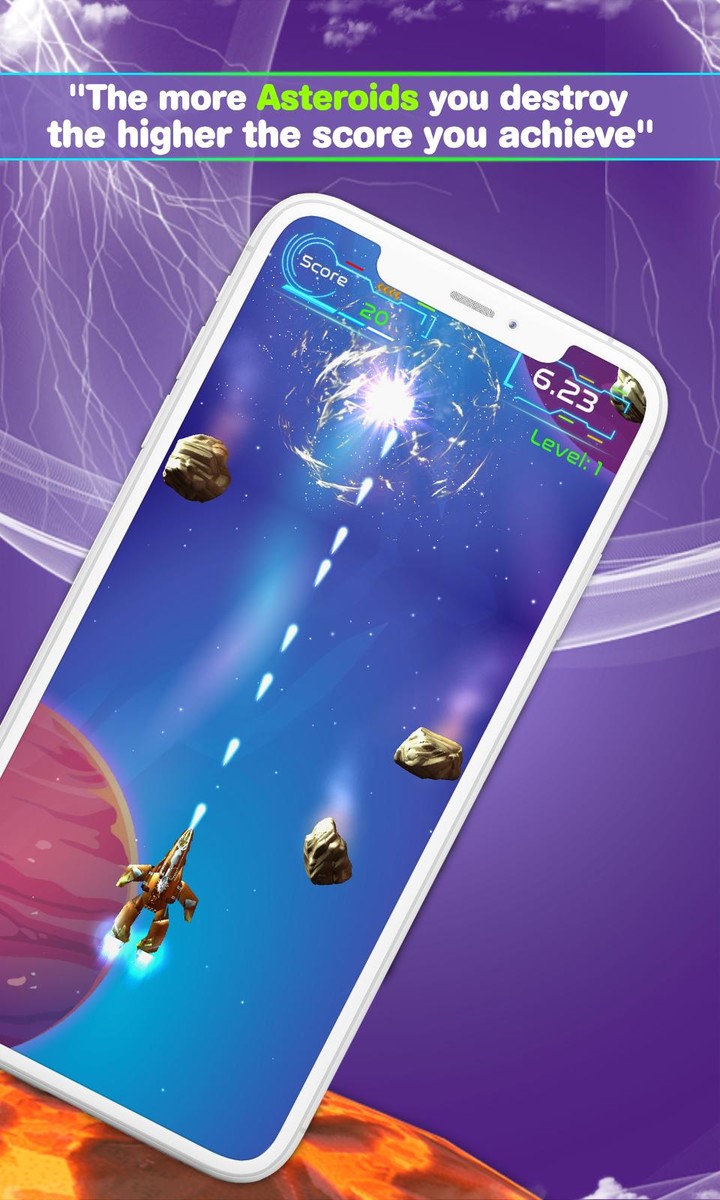 Asteriods Clash screenshot image 2_Popularmodapk.com